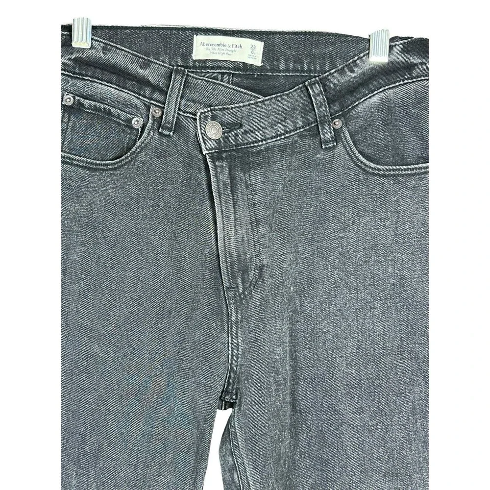 Abercrombie Fitch‎ 90’s Slim Straight Ultra High Rise Curve Love Jeans 28/6S